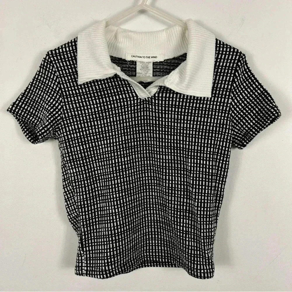 Caution to the  wind girl top 7(XS)